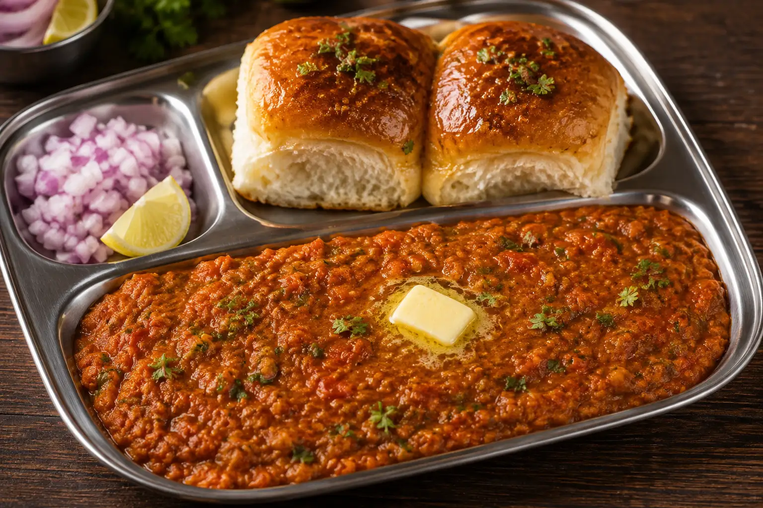 Authentic Mumbai-Style Pav Bhaji