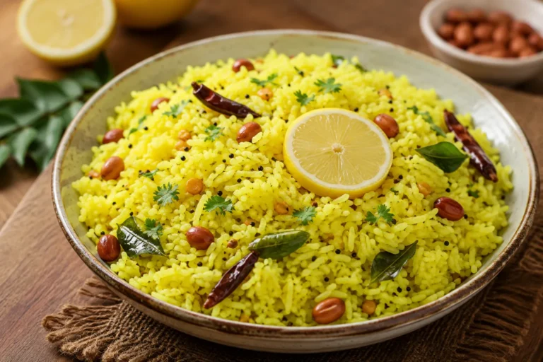 Classic South Indian Lemon Rice
