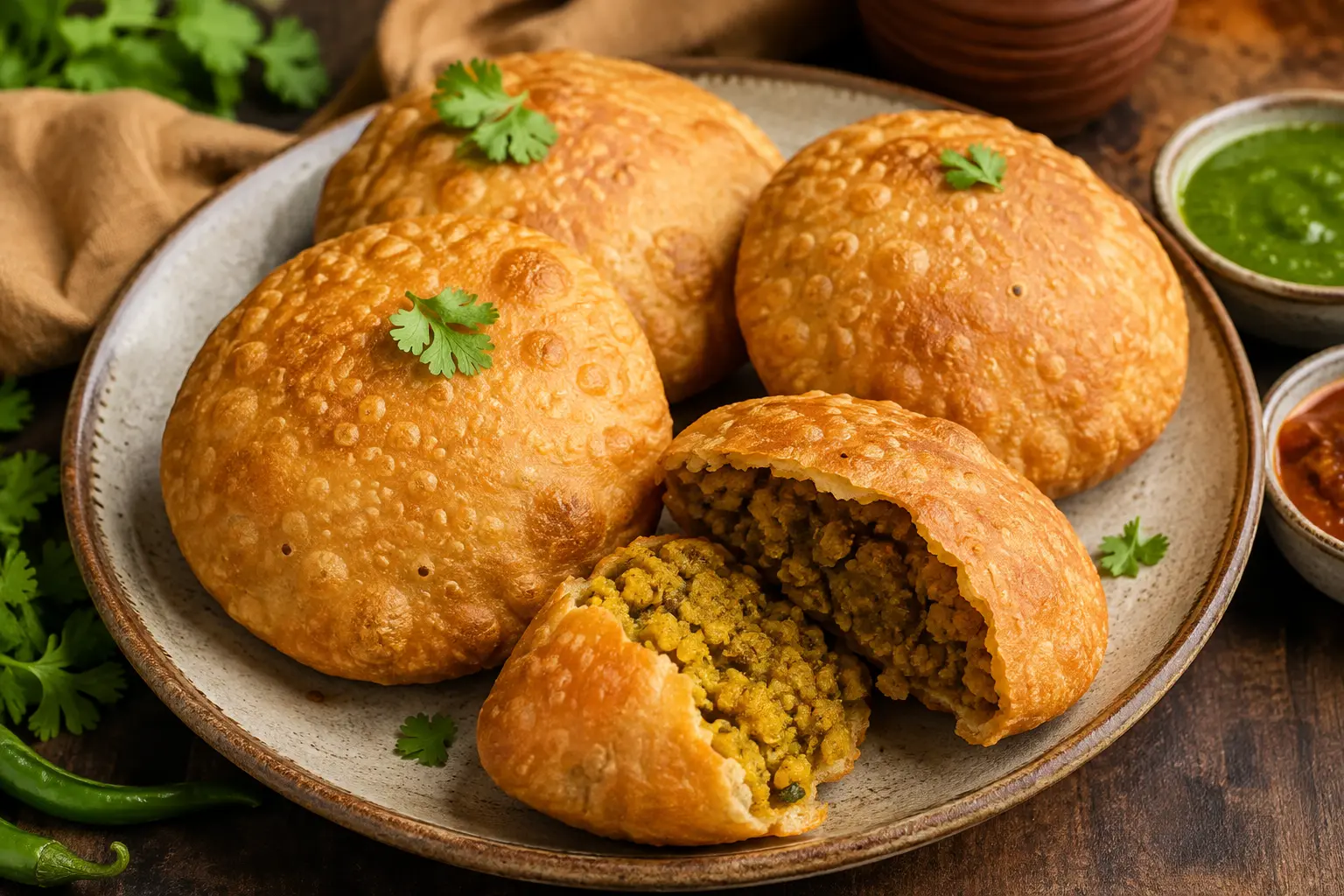 Classic Moong Dal Kachori