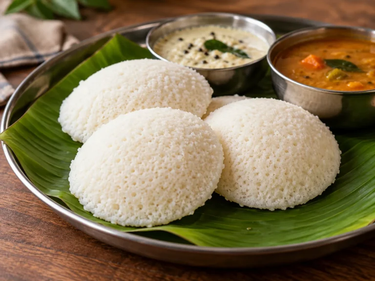 Idli Recipe – Soft and Spongy Steamed Rice Cakes