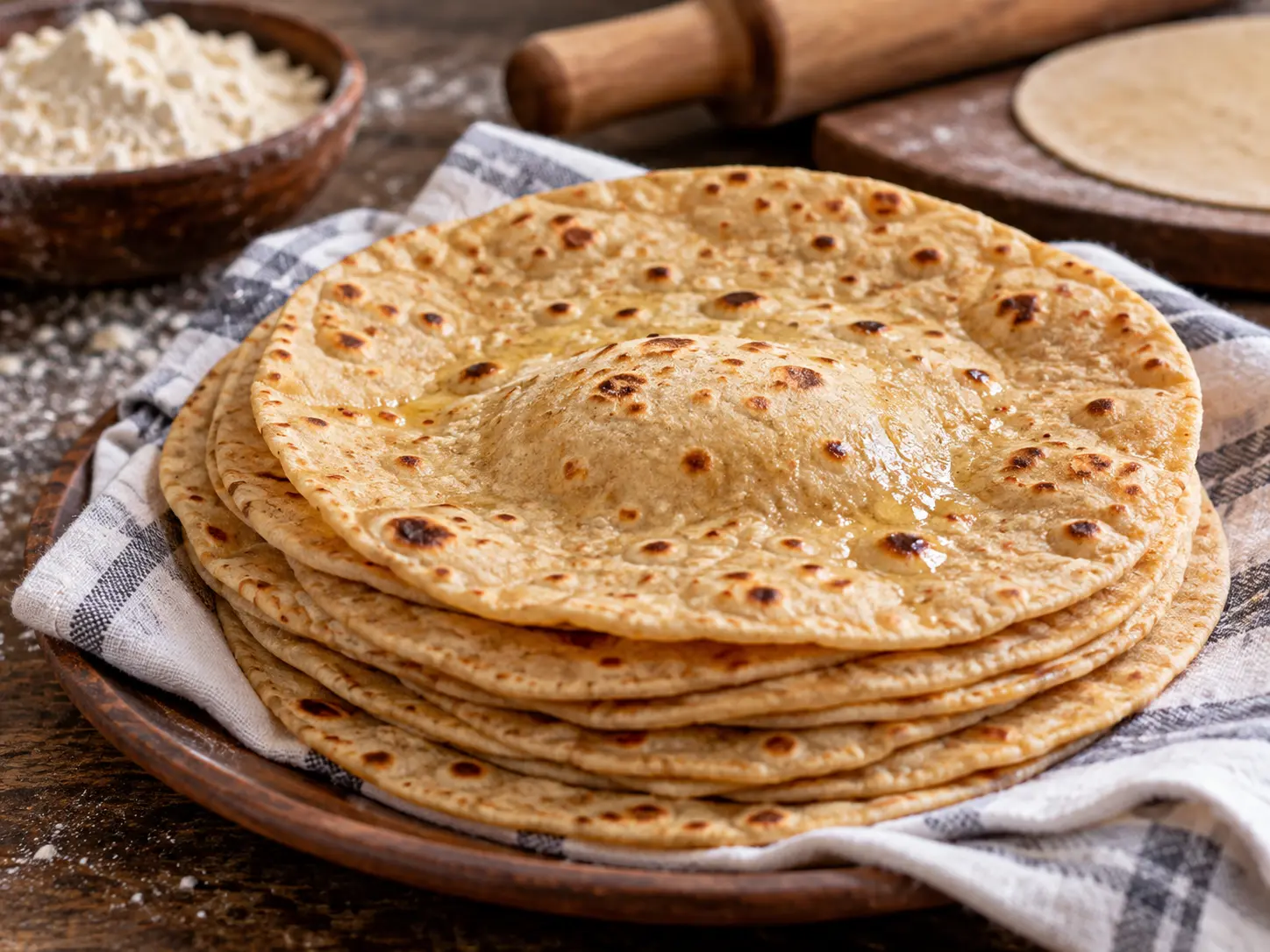 Chapati Recipe (Soft Indian Flatbread)