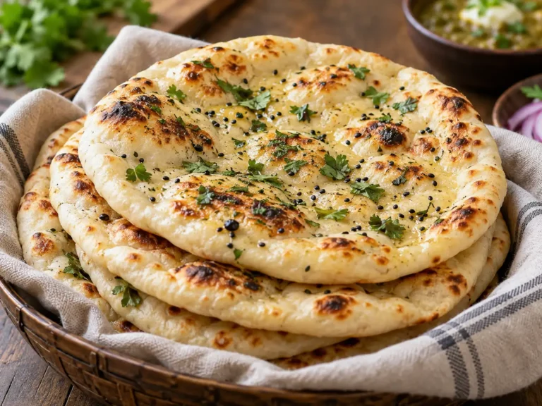 Kulcha Recipe (Soft Indian Flatbread)